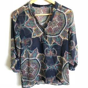 Charlotte Russe see through tunic